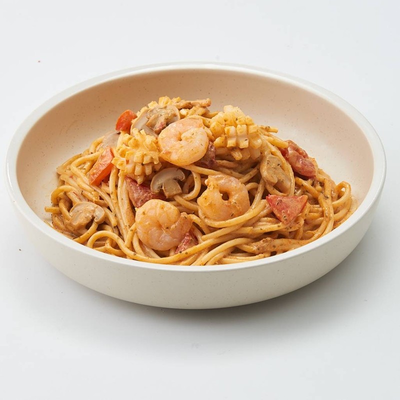 สปาเก็ตตี้สไปซี่ต้มยำทะเล