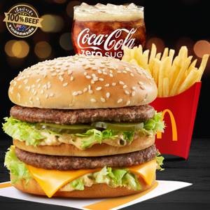 [อร่อยซ่ากับโค้ก] ชุดบิกแมค (XL)
