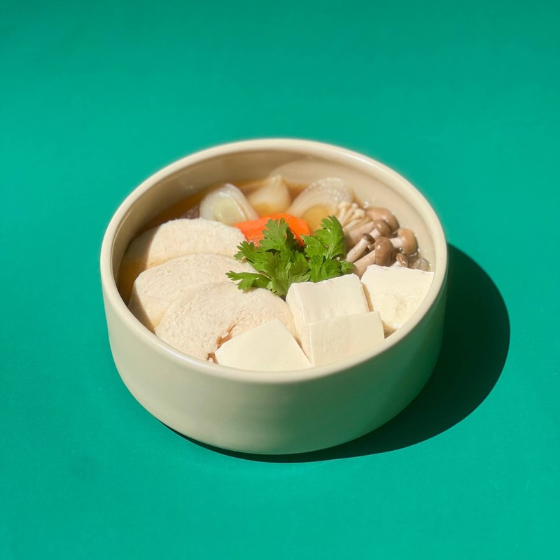 ชาบูน้ำดำอกไก่คลีน