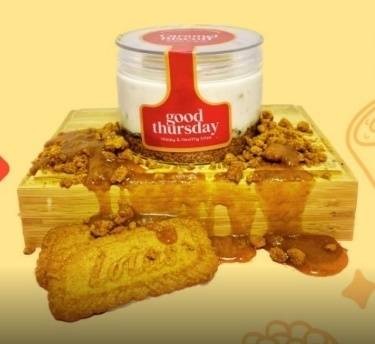 caramel biscoff greek yogurt
