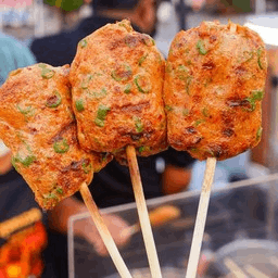 ทอดมันย่างกะทิ 3ไม้