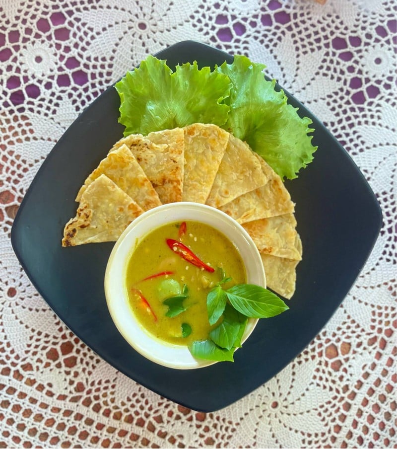 โรตีแกงเขียวหวาน