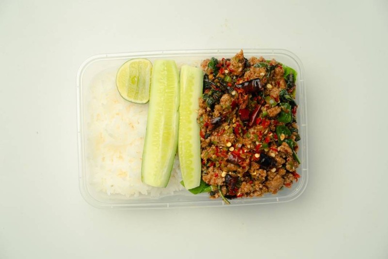 ข้าวกะเพราหมูสับ