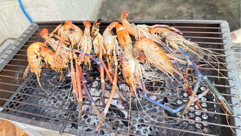 กุ้งเผา