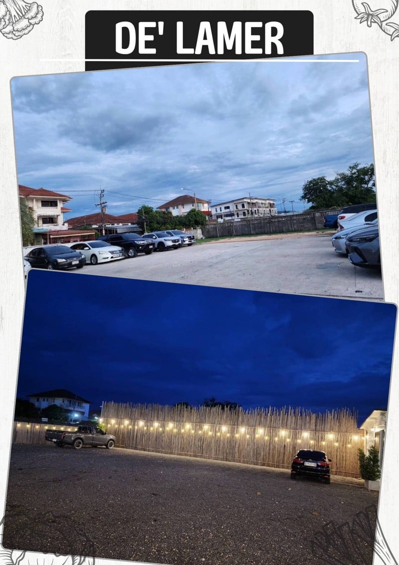 ลานจอดรถด้านหน้า และด้านใน