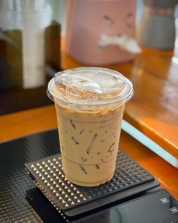 กาแฟเย็นเข้มข้นหวานมัน