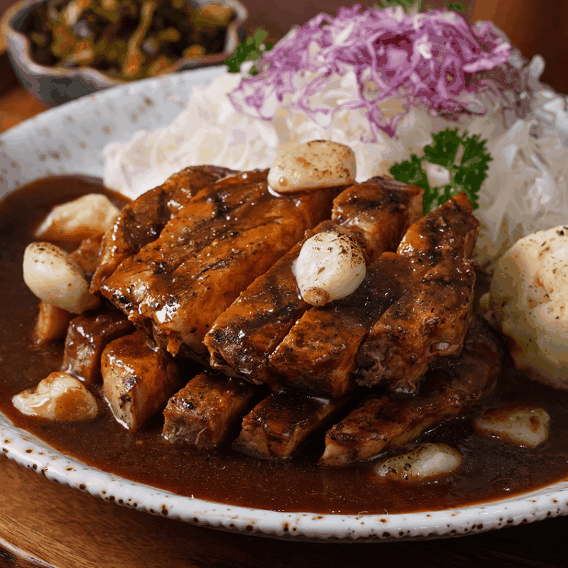 ชุดข้าวหมู ราดซอสทงเทกิ (Jumbo 400g)