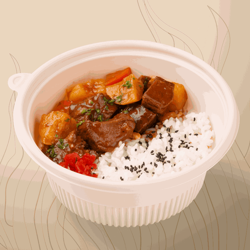 ข้าวหน้าสตูลิ้นวัว