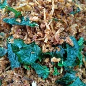 ปลาดุกฟูผัดพริกขิง