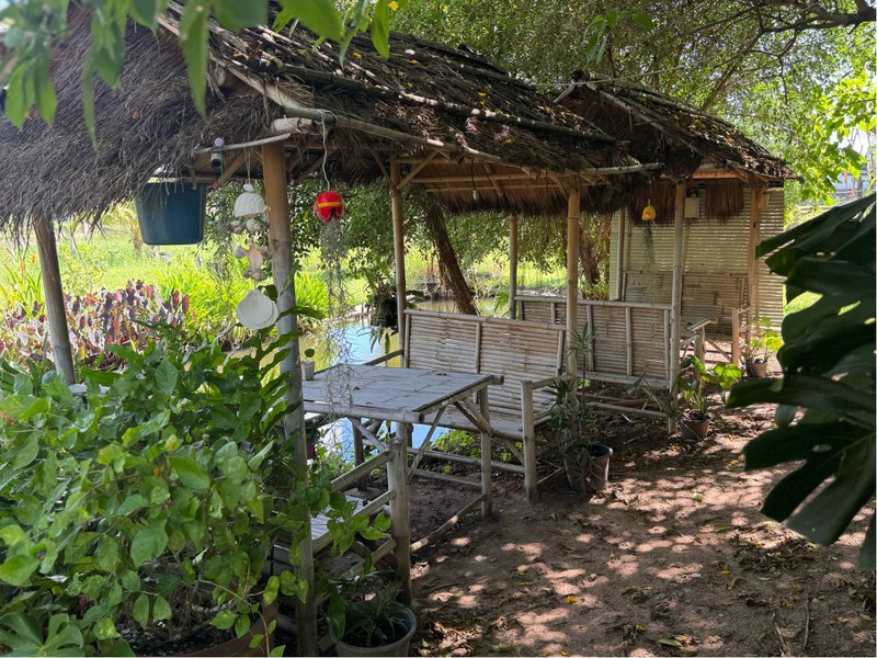 บรรยากาศหลังร้าน 