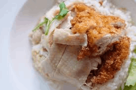 ข้าวมันไก่ผสม