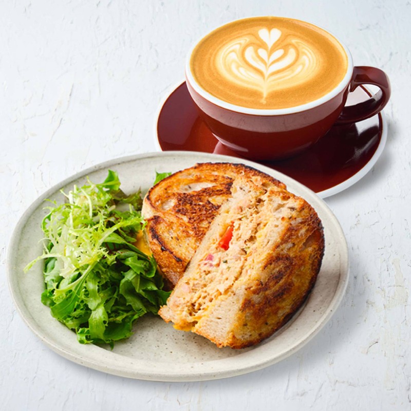 Coffee & Tuna Melt Sandwich