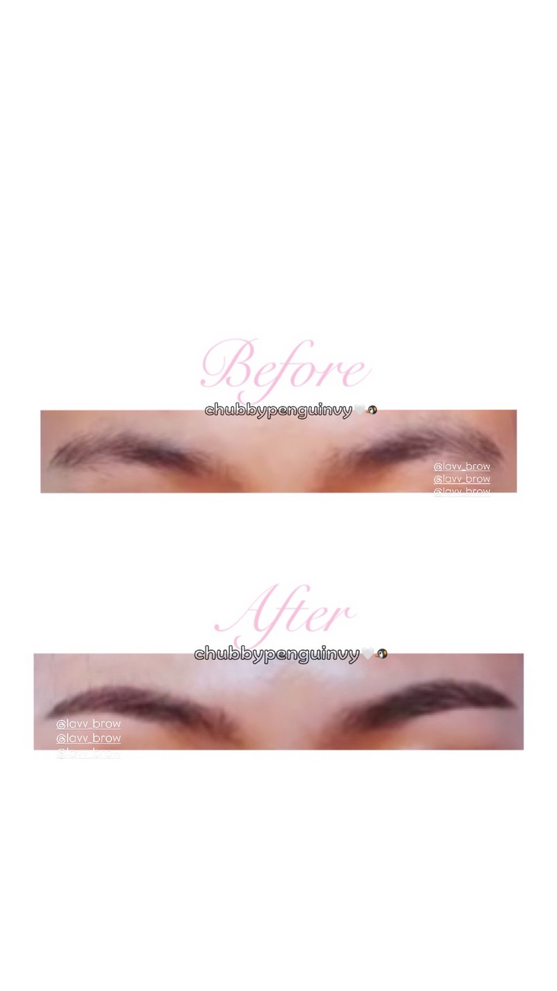 คิ้วเราเอง before-after ค่ะ เผื่อใครอยากเห็นภาพ