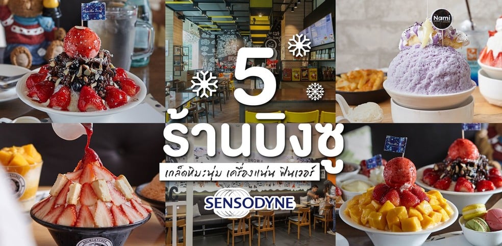 5 ร้านบิงซู เกล็ดหิมะนุ่ม เครื่องแน่น ฟินเวอร์