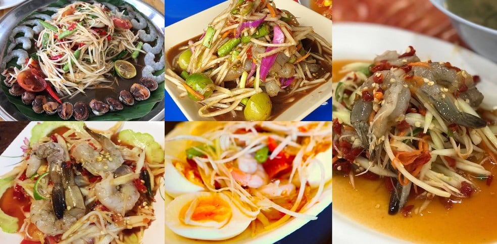 10 ร้านส้มตำกุ้งสด หวานกุ้ง แซ่บนัว