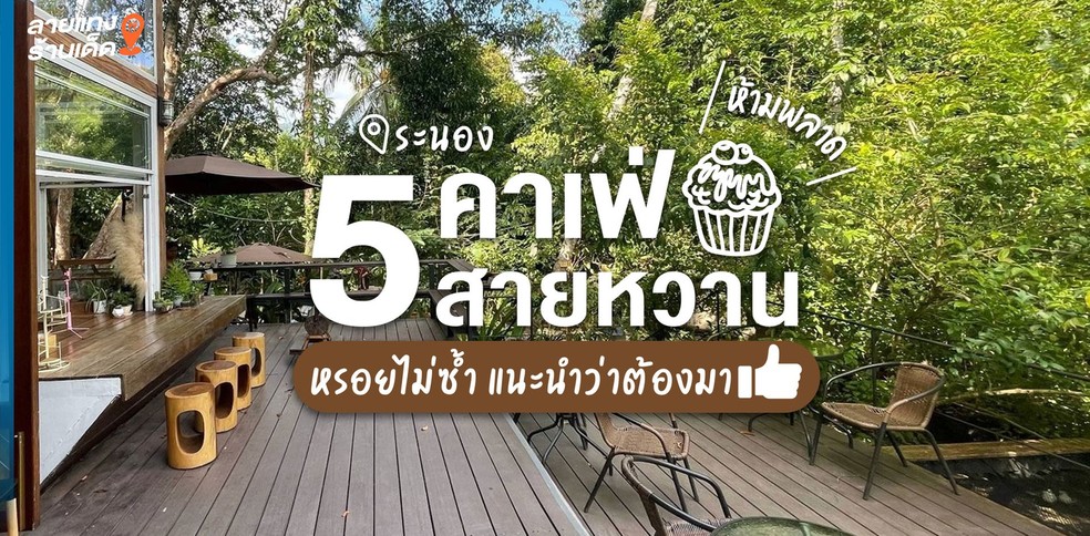 5 คาเฟ่ระนอง สายหวานห้ามพลาด วิวไม่ซ้ำ แนะนำว่าต้องมา! อัปเดต 2023