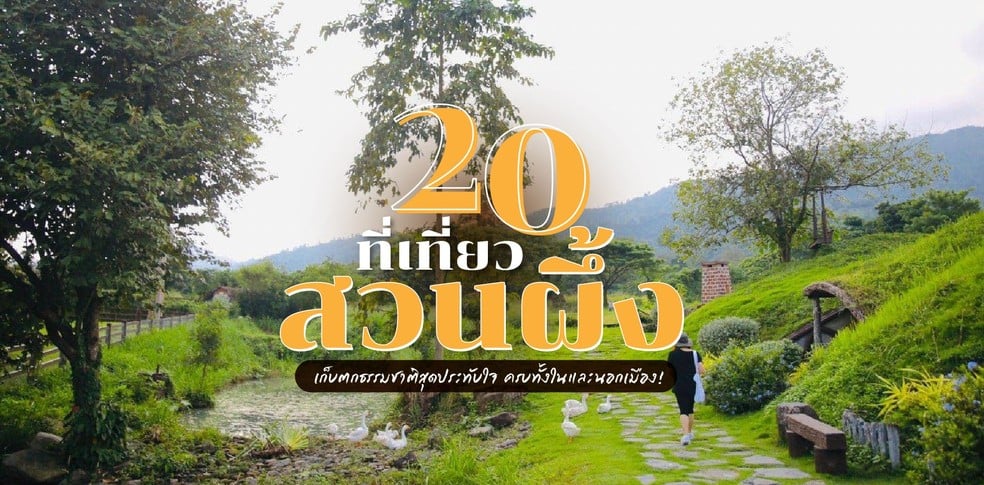 20 ที่เที่ยวสวนผึ้ง เก็บตกธรรมชาติสุดประทับใจ ครบทั้งในและนอกเมือง!
