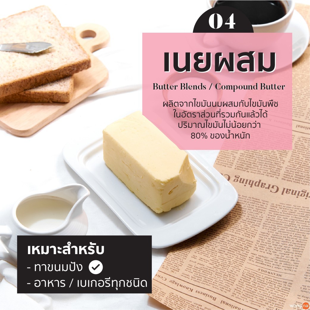 เนยผสม (butter blends)