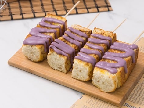 โทสต์สังขยามันม่วง