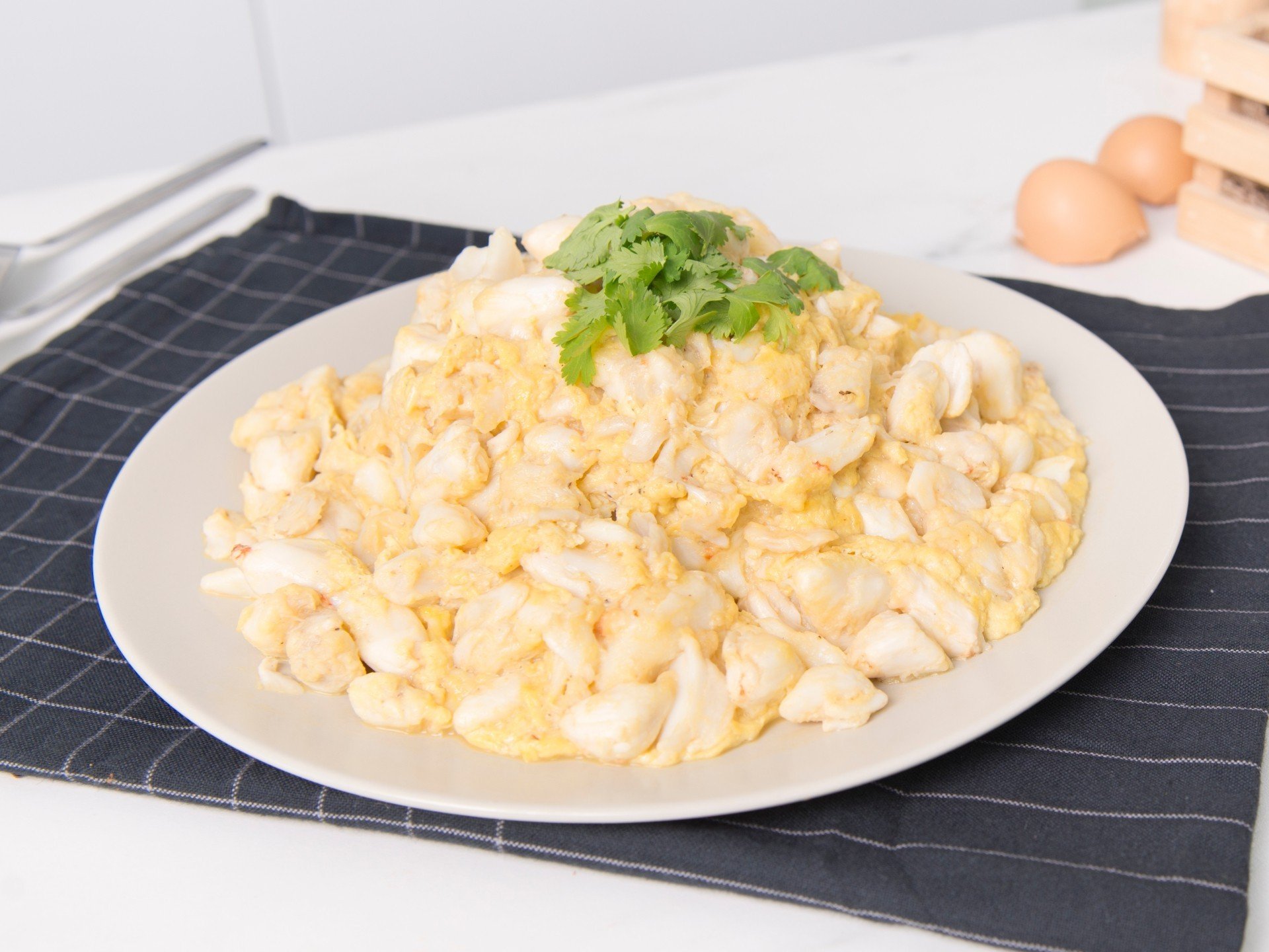 ข้าวไข่ข้นปู