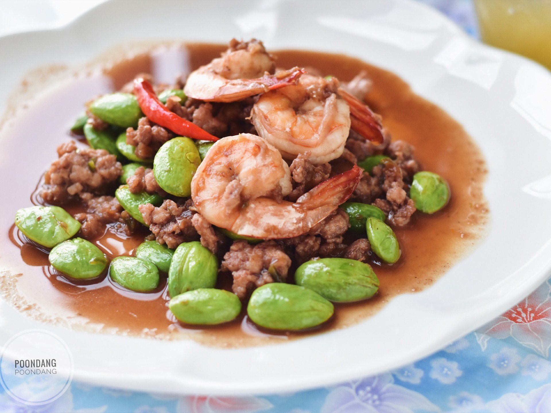 สะตอผัดกะปิกุ้งสด