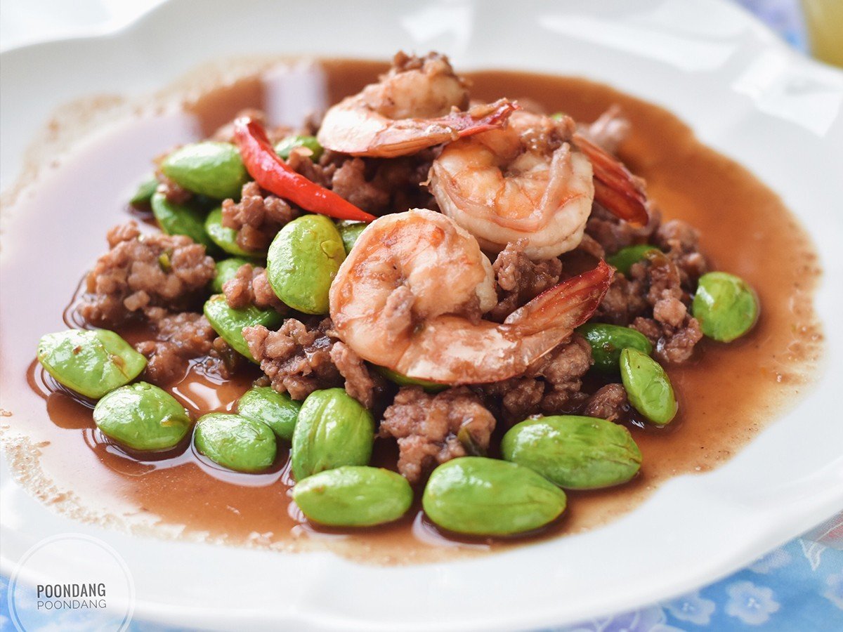 สะตอผัดกะปิกุ้งสด