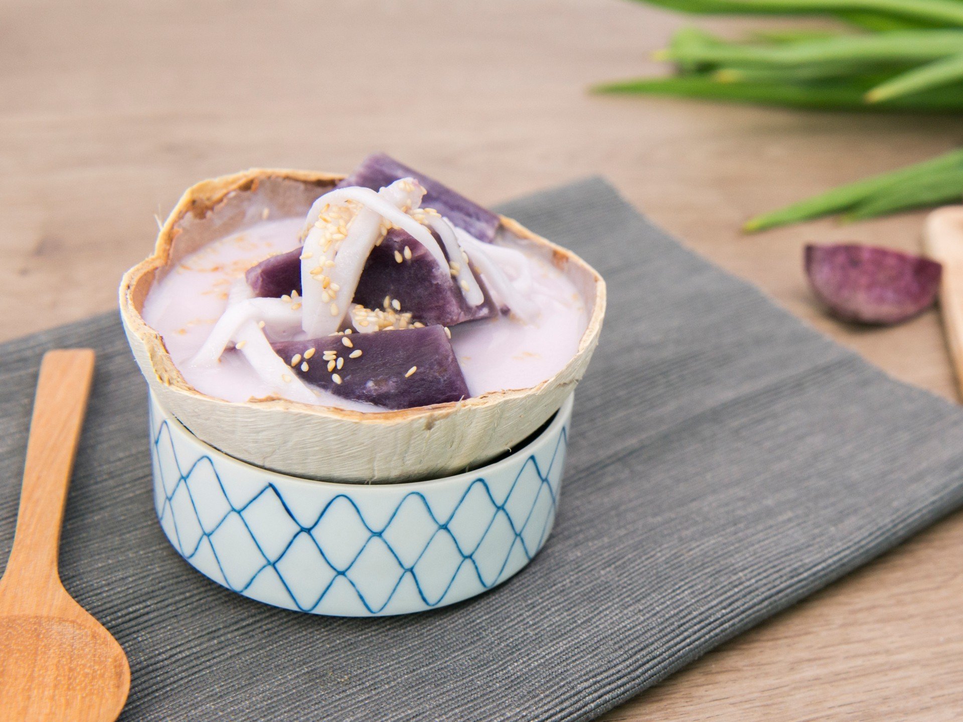 มันม่วงแกงบวด